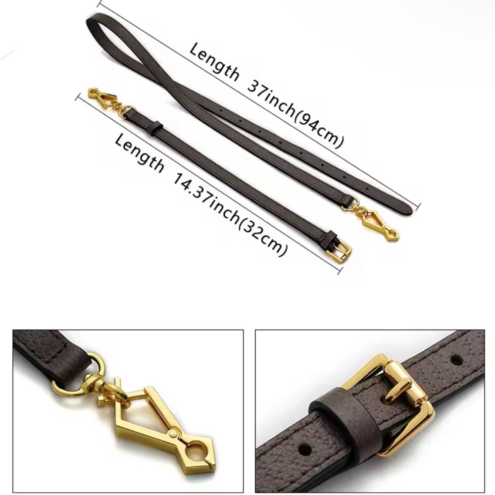 Genuine Leather Crossbody Shoulder Strap Replacement For Gucci Ophidia Bag - Picture 8 of 8